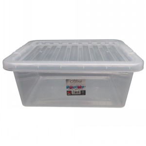 Wham Crystal Plastic Storage Box & Lid Size 05 (17 Litre)
